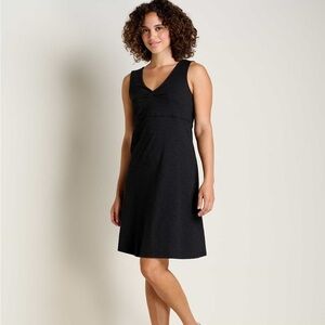 Toad & CO | Rosemarie Sleeveless Dress size XS in Black